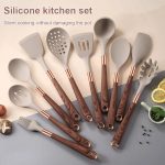 11Pcs Silicone Spoons Set