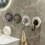 4pcs Punch-Free Wall Hanging Hooks