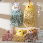Cartoon Chenille Hand Towel Hanging Bathroom | Kisasahome Kenya