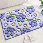 Bubble-Like Bathroom Absorbent Mat (50x80)