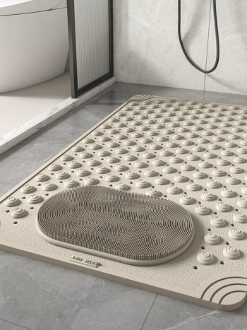 Bathroom Shower Mat with Massager Foot Scrubber — Kisasahome Kenya