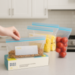 Ziplock Fridge Bags 20pcs 200ml Date Label Double Seal | Kisasahome Kenya