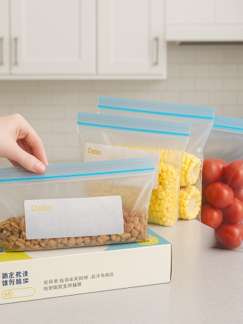 Ziplock Fridge Bags 20pcs 200ml Date Label Double Seal | Kisasahome Kenya