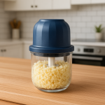 Electric Garlic Chopper USB Rechargeable Glass Bowl 6-Blade | Kisasahome Kenya
