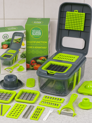 22pcs Vegetable Slicer & Chopper / Mandoline Dicer Kitchen | Kisasahome Kenya