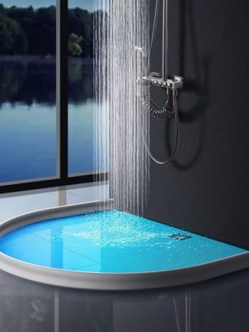Bathroom Water Stopper / Shower Barrier Strip Flexible | Kisasahome Kenya