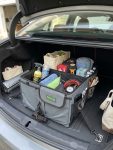 Multi-Compartment Foldable Car Trunk Organizer (58x45x25cm) Heavy-Duty Storage Bag - Kisasahome Kenya