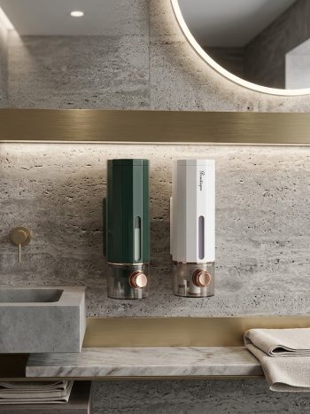 Wall-Mounted 450ml Liquid Soap Dispenser Hand Wash Refillable Bathroom & Kitchen Pump - Kisasahome Kenya