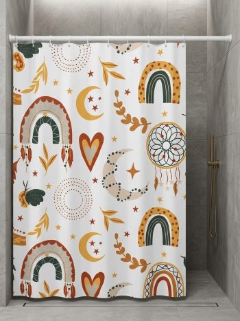 Waterproof Fabric Shower Curtain (180x180 cm) - Kisasahome Kenya