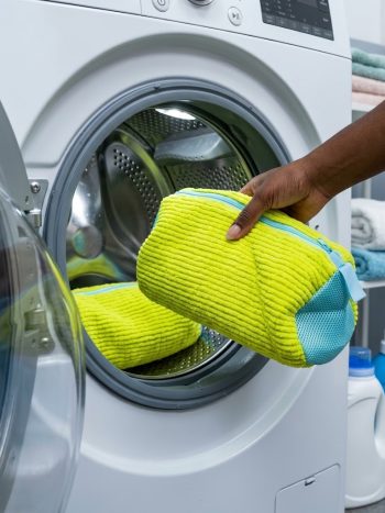 Reusable Microfiber Shoe Washing Machine Bags (2-Pack) – Anti-Deformation Sneaker Laundry Cleaner Kit - Kisasahome Kenya