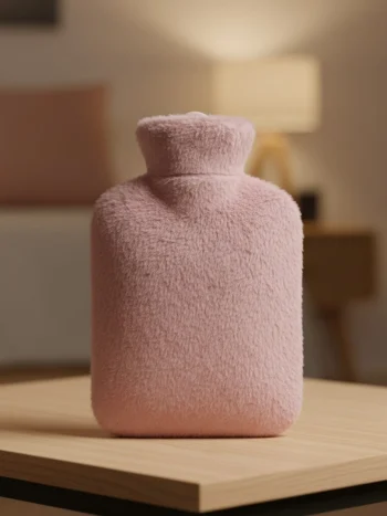 Hot Water Bottle 2L with Fluffy Cover Anti-Burst | Kisasahome Kenya