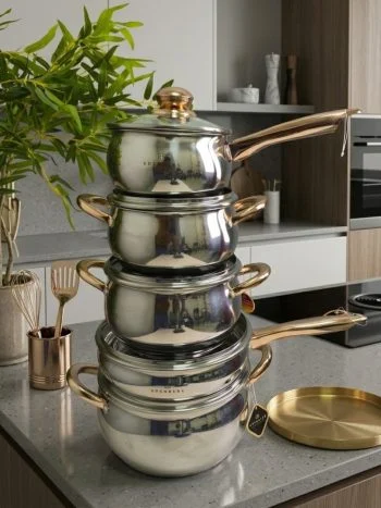 10pcs Edenberg Cookware set EB-2422 - Kisasahome Kenya